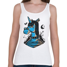 PRINTFASHION Unikornis depis - depressziós - Női atléta - Fehér női trikó