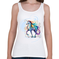 PRINTFASHION Unikornis - Női atléta - Fehér