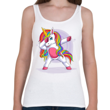 PRINTFASHION Unikornis - Női atléta - Fehér női trikó