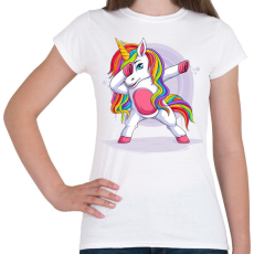 PRINTFASHION Unikornis - Női póló - Fehér