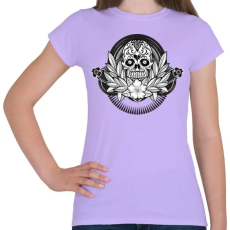PRINTFASHION Ünnepi koponya - Női póló - Viola
