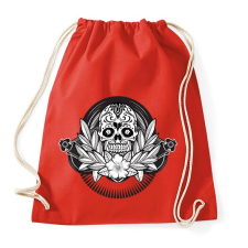 PRINTFASHION Ünnepi koponya - Sportzsák, Tornazsák - Piros tornazsák