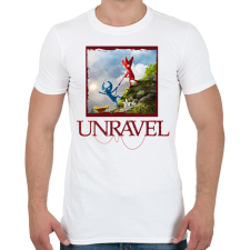 PRINTFASHION Unravel - Férfi póló - Fehér férfi póló