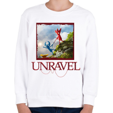 PRINTFASHION Unravel - Gyerek pulóver - Fehér