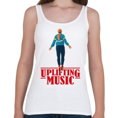 PRINTFASHION Uplifting Music Stranger Things - Női atléta - Fehér