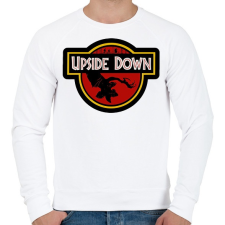 PRINTFASHION Upside Down - Férfi pulóver - Fehér férfi pulóver, kardigán