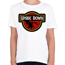 PRINTFASHION Upside Down - Gyerek póló - Fehér gyerek póló