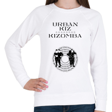 PRINTFASHION Urbankiz Kizomba dancer S0203 black - Női pulóver - Fehér