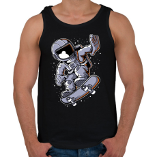 PRINTFASHION Űrhajós  - Férfi atléta - Fekete
