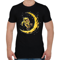 PRINTFASHION Űrhajós  - Férfi póló - Fekete