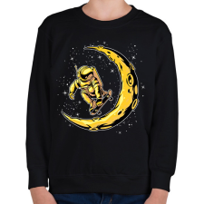 PRINTFASHION Űrhajós  - Gyerek pulóver - Fekete gyerek pulóver, kardigán
