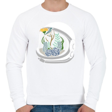 PRINTFASHION Űrhajós sisak - Férfi pulóver - Fehér női pulóver, kardigán