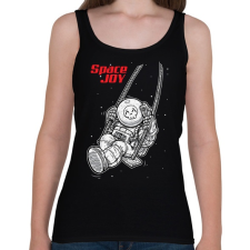 PRINTFASHION Űrhinta - Női atléta - Fekete női trikó