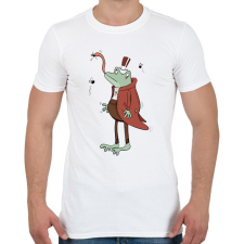 PRINTFASHION Úri béka - Férfi póló - Fehér férfi póló