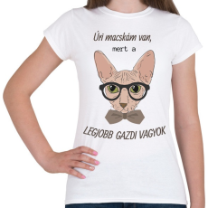 PRINTFASHION Úri macskám van 2  - Női póló - Fehér