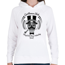 PRINTFASHION Úriemberek klubja  - Női kapucnis pulóver - Fehér