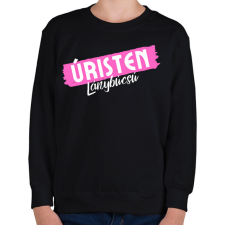 PRINTFASHION Úristen Lánybúcsú - Gyerek pulóver - Fekete gyerek pulóver, kardigán