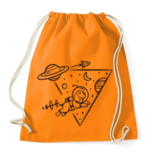 PRINTFASHION Űrkutya - Sportzsák, Tornazsák - Narancssárga tornazsák