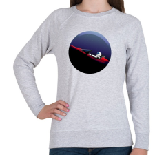 PRINTFASHION Űrpasi - Női pulóver - Sport szürke női pulóver, kardigán