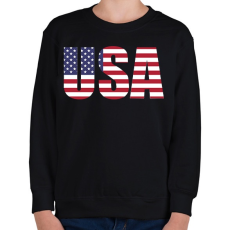 PRINTFASHION USA - Gyerek pulóver - Fekete