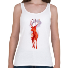 PRINTFASHION Useless deer - Női atléta - Fehér női trikó