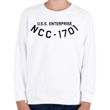 PRINTFASHION USS Enterprisee NCC - Gyerek pulóver - Fehér gyerek pulóver, kardigán