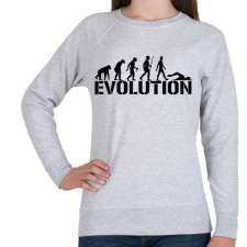 PRINTFASHION Úszás evolúció - Női pulóver - Sport szürke női pulóver, kardigán