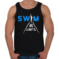 PRINTFASHION Úszás - Férfi atléta - Fekete atléta, trikó