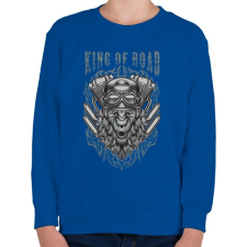 PRINTFASHION Utak királya - Gyerek pulóver - Királykék gyerek pulóver, kardigán