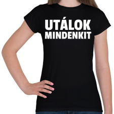 PRINTFASHION UTÁLOK MINDENKIT - Női póló - Fekete női póló