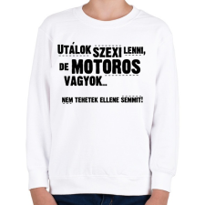 PRINTFASHION utálok szexi lenni - Gyerek pulóver - Fehér gyerek pulóver, kardigán