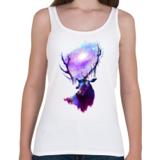 PRINTFASHION Utazó szarvas - Női atléta - Fehér