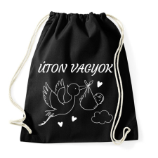 PRINTFASHION Úton vagyok - Sportzsák, Tornazsák - Fekete tornazsák