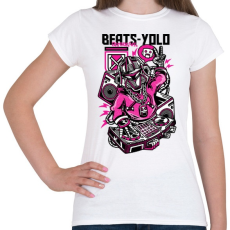 PRINTFASHION Ütős - Női póló - Fehér