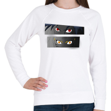 PRINTFASHION Uzumaki Naruto digital illustration, Naruto Uzumaki Minato Na - Női pulóver - Fehér női pulóver, kardigán