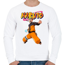 PRINTFASHION Uzumaki Naruto - Férfi pulóver - Fehér férfi pulóver, kardigán