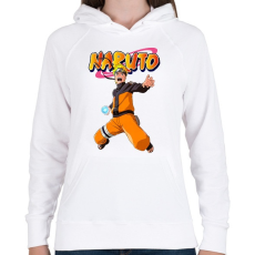 PRINTFASHION Uzumaki Naruto - Női kapucnis pulóver - Fehér