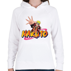 PRINTFASHION Uzumaki Naruto - Női kapucnis pulóver - Fehér