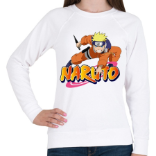 PRINTFASHION Uzumaki Naruto - Női pulóver - Fehér női pulóver, kardigán
