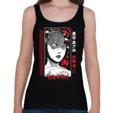 PRINTFASHION Uzumaki - Női atléta - Fekete női trikó