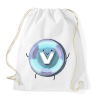 PRINTFASHION V-bucks - Fortnite - Sportzsák, Tornazsák - Fehér