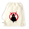 PRINTFASHION V for vendetta - Sportzsák, Tornazsák - Natúr