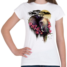 PRINTFASHION Vad virágzás - Női póló - Fehér női póló