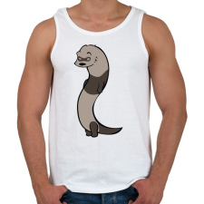 PRINTFASHION Vadász Görény - Férfi atléta - Fehér atléta, trikó