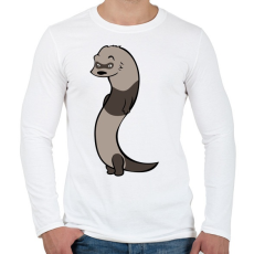 PRINTFASHION Vadász Görény - Férfi hosszú ujjú póló - Fehér