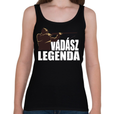 PRINTFASHION Vadász Legenda - Női atléta - Fekete