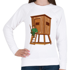 PRINTFASHION Vadász - Női pulóver - Fehér