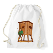 PRINTFASHION Vadász - Sportzsák, Tornazsák - Fehér tornazsák