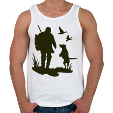 PRINTFASHION Vadászat - Férfi atléta - Fehér