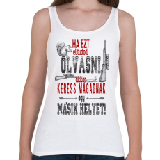 PRINTFASHION Vadászat. - Női atléta - Fehér